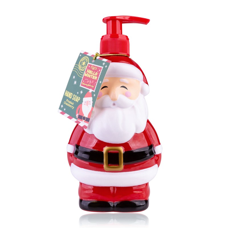 Σαπούνι χεριών Frosted Cranberry 300ml σε Santa συσκευασία, Winter Classics – Accentra