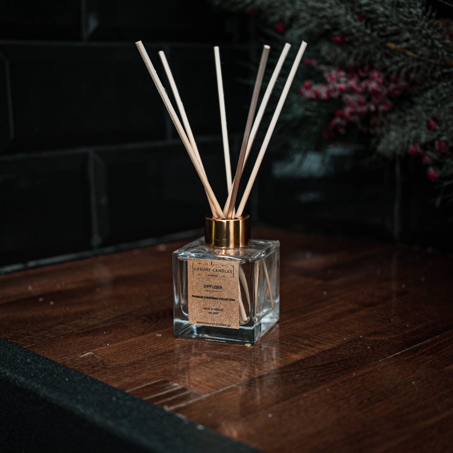 Gingerbread Cookie ΣΕΤ Αρωματικό κερί και αρωματικό χώρου: Gingerbread Cookie Diffuser 100ml CHRISTMAS COLLECTION