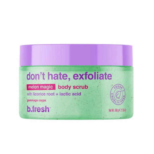 Glowing &amp; exfoliating body scrub, don't hate, exfoliate 200gr - BFresh