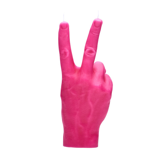 Gesture candle, Peace Pink 360gr - CandleHand