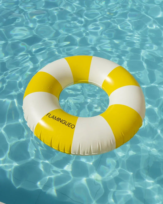 Φουσκωτό κίτρινο donut σωσίβιο 90*90cm, Lula Floatie - Flamingueo