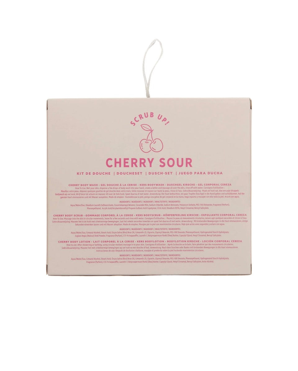 Cherry Baby Shower Gift Set – Σετ Δωρου Μπάνιου 3τεμ. Κεράσι & Αμύγδαλο | Yes Studio