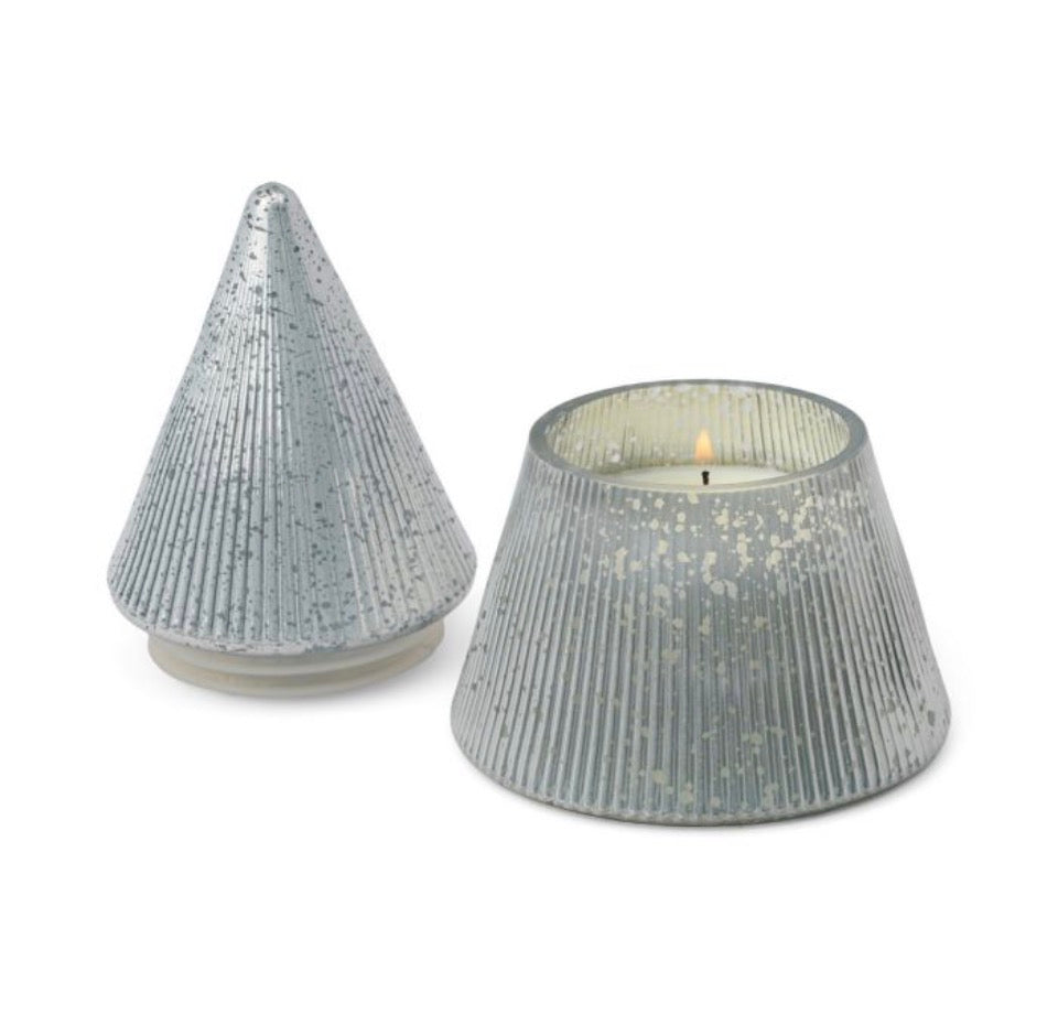 Γυάλινο Κερί σε λευκό δεντράκι, Cypress & Fir 198gr - Paddywax