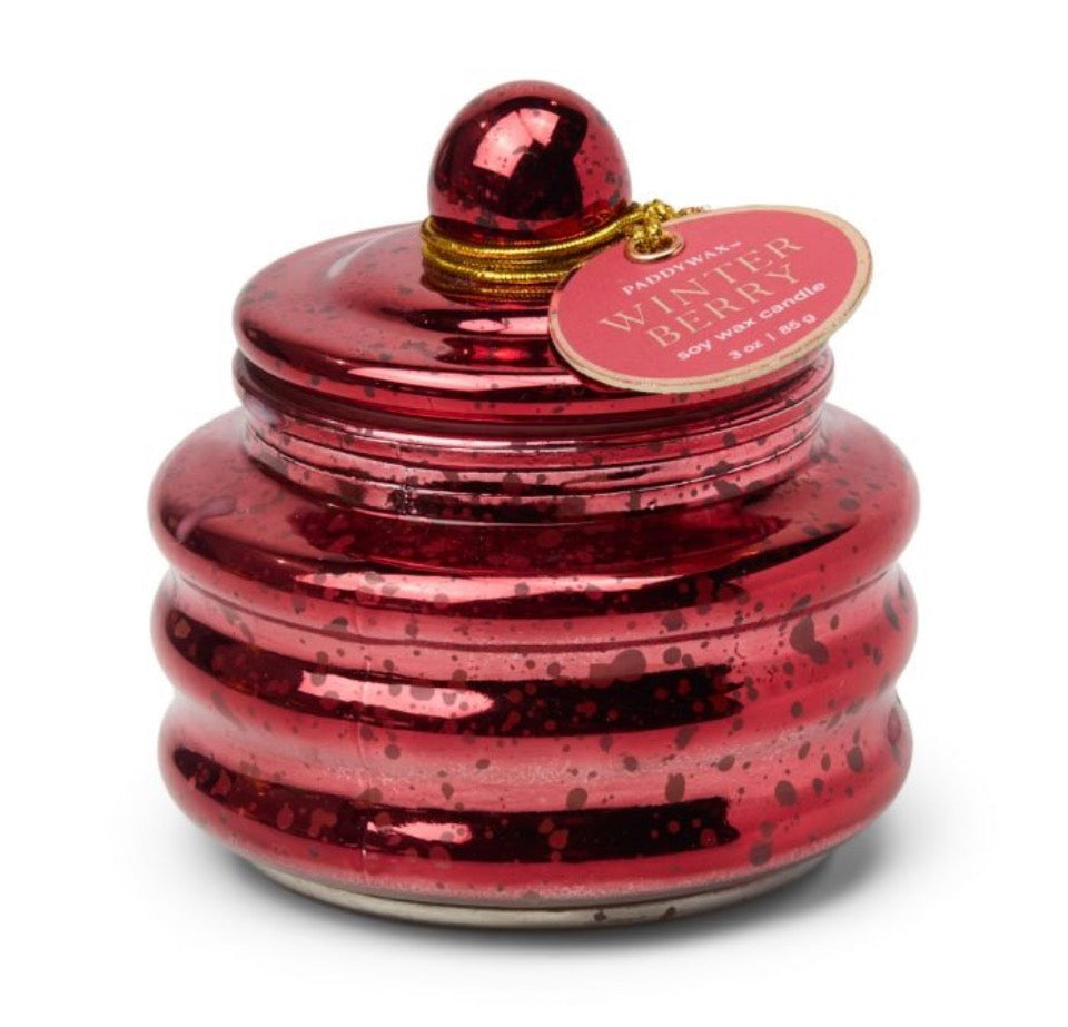 Beam Κόκκινο Κερί με καπάκι, Winter Berry 85gr - Paddywax