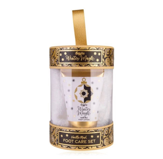 Γιορτινό Σετ περιποίησης ποδιών με κρέμα ποδιών 50ml & ένα ζευγάρι κάλτσες, Winter Magic - Accentra