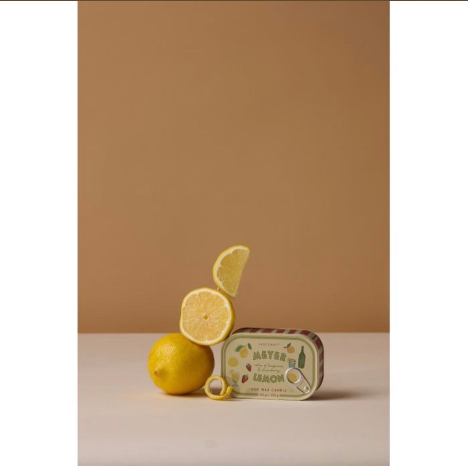 Meyer Lemon Φυτικό Κερί 127gr σε μεταλλικό δοχείο-κονσέρβα, Bistro Lemon - Paddywax