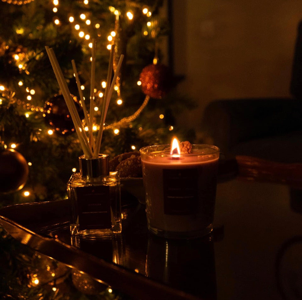 Melomakarono ΣΕΤ Αρωματικό κερί & αρωματικό χώρου Melomakarono Diffuser 100ml CHRISTMAS COLLECTION