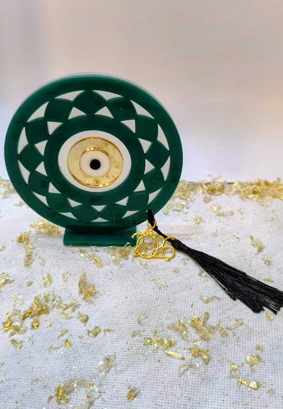 Γούρι στρογγυλό πράσινο