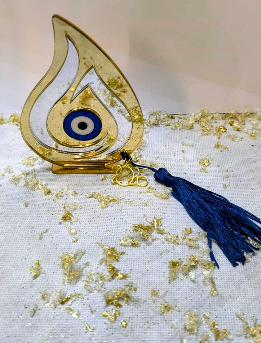 Γούρι μάτι σταγόνα φωτιά