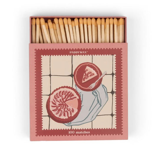 Picnic &amp; Pie, 100 Jumbo Safety Matches 11cm - Paddywax