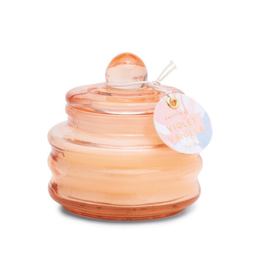 Beam Salmon Candle with lid, Violet Vanilla 85gr - Paddywax 