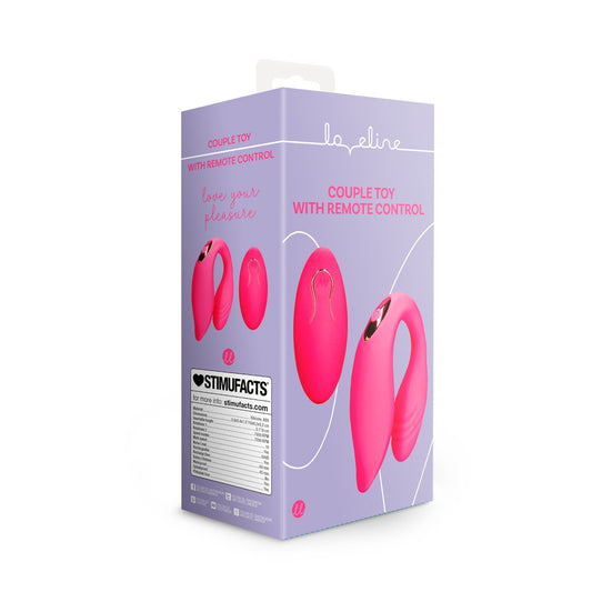 Remote-controlled vibrator for couples, Wild Strawberry - Shots