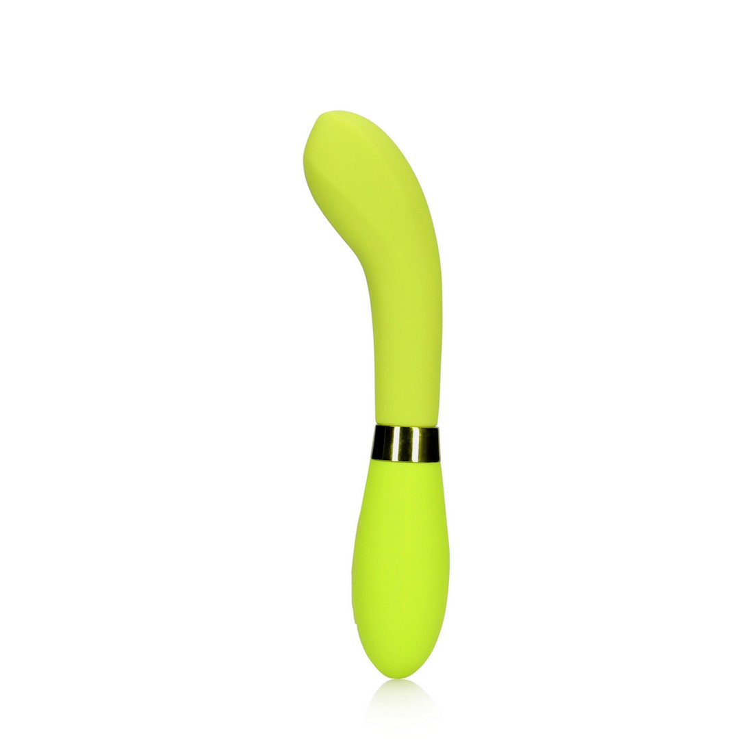 Smooth Silicone Αδιάβροχη συσκευή δόνησης G-spot, Lime Passion - Shots