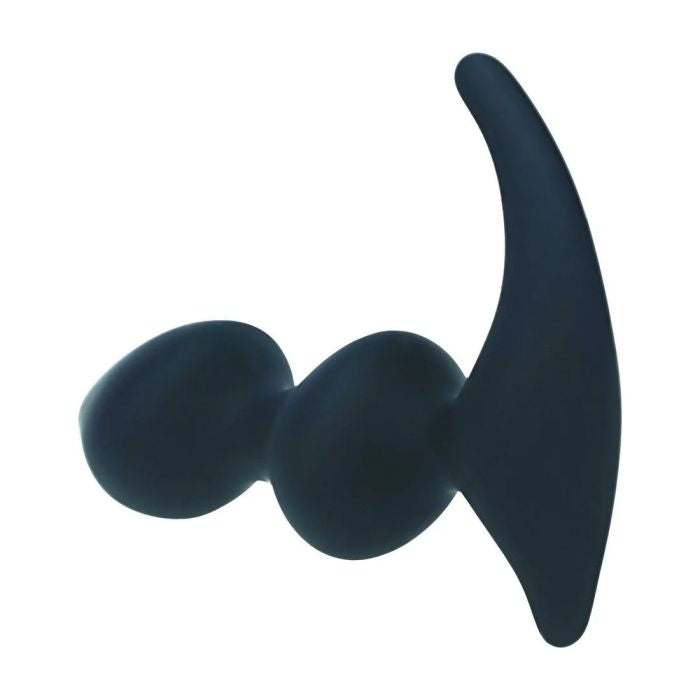 Full Double Ripple Μαύρος Πρωκτικός Δονητής 11.8cm, Levelz - Shots