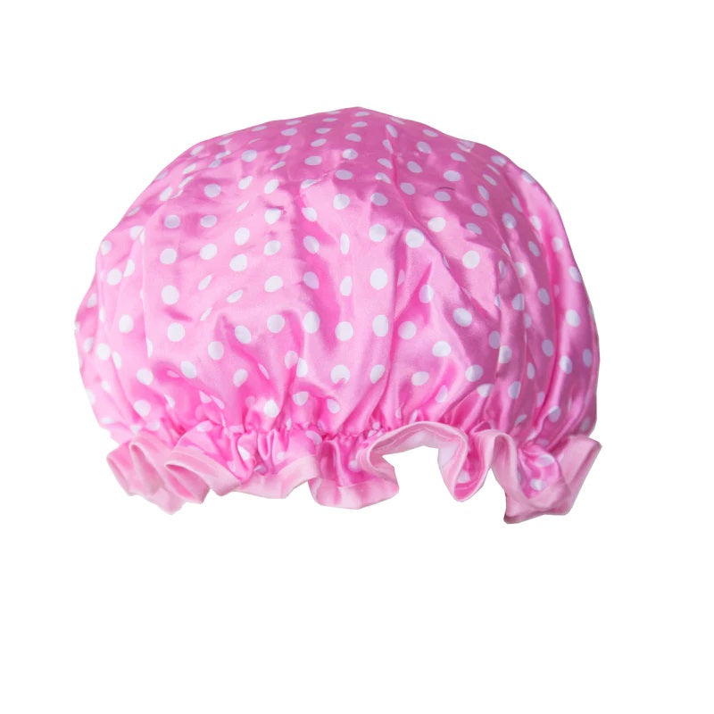 Ροζ Spa Gift Set με headband, Shower Cap, σφουγγάρι και πανάκια ντεμακιγιάζ - By Upper Canada