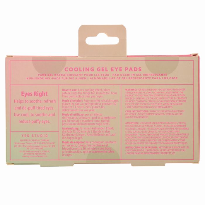 Ζευγάρι Eye Pads ψύξης με τζελ κατά του πρηξίματος, Chill AF - By Upper Canada