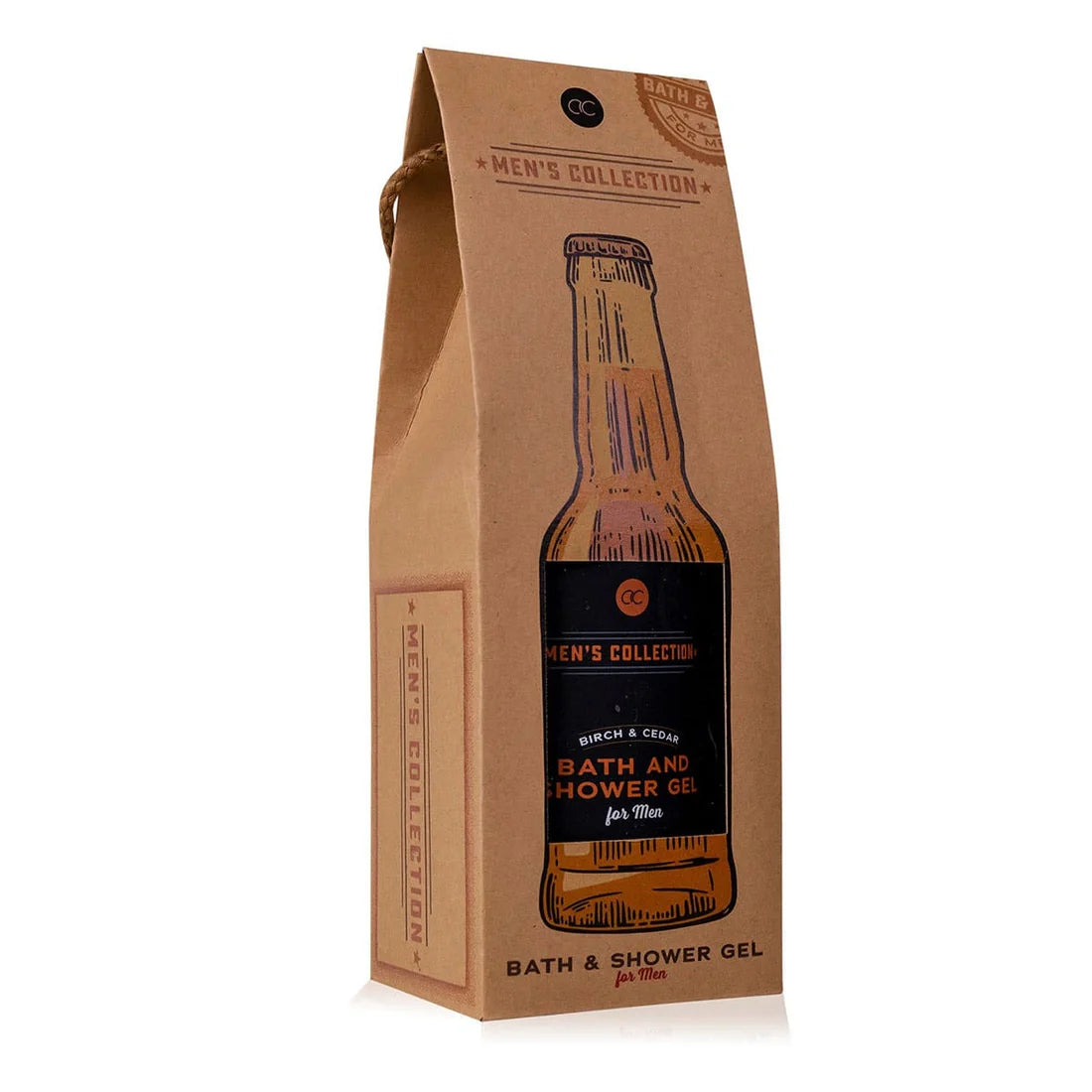 Ανδρικό αφρόλουτρο 360ml σε kraft συσκευασία που θυμίζει μπύρα, Men's Collection - Accentra