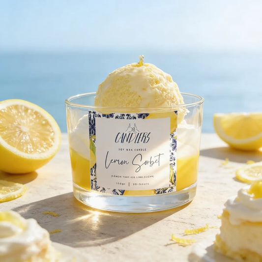 Lemon Sorbet Κερί Σόγιας 150gr